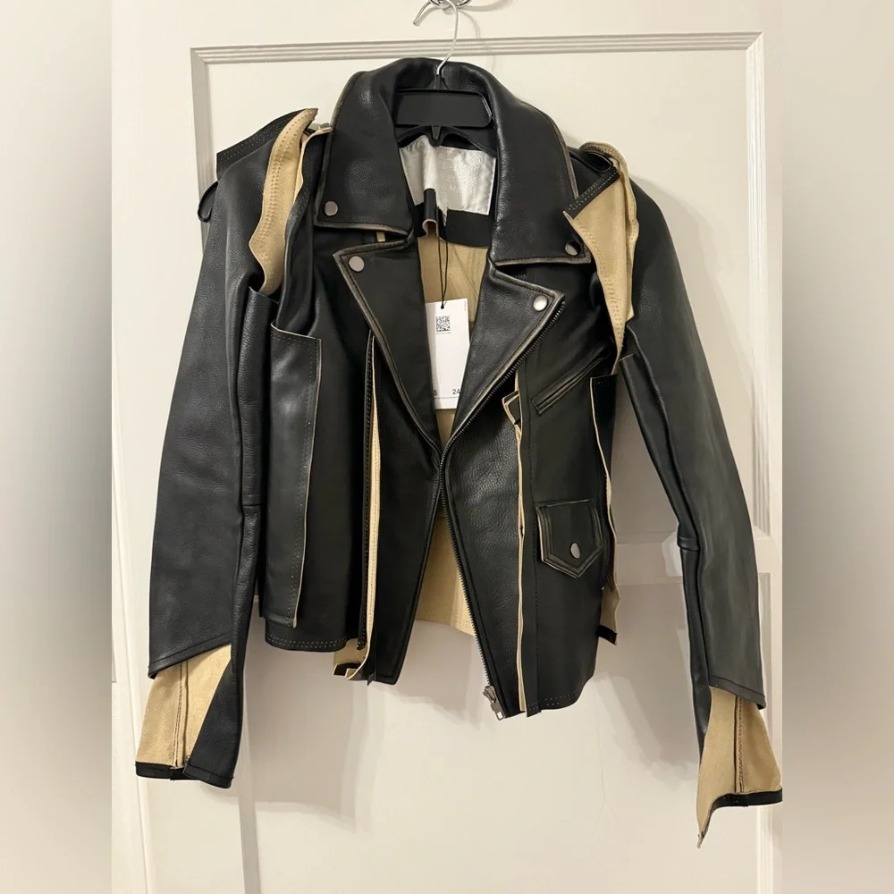 Maison Martin Margiela Black Leather Jacket - Picture 4 of 10